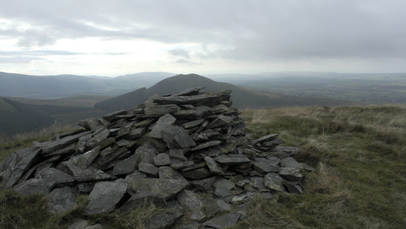 Sharp Knott's summit cairn Sharp Knott's summit cairn
